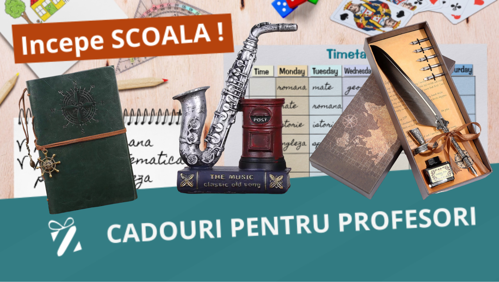 Cadouri pentru profesori