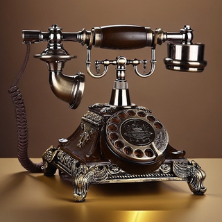 Telefon antic cu rotita functional