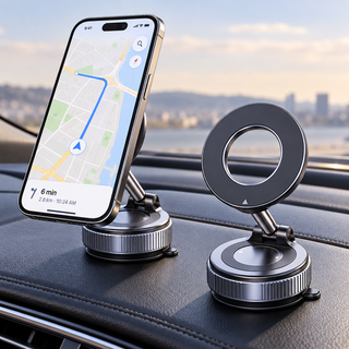 Suport auto pentru telefon cu inel magnetic