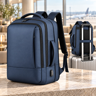 Rucsac premium extensibil cu fixare troller