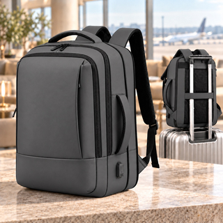 Rucsac extensibil cu fixare troller