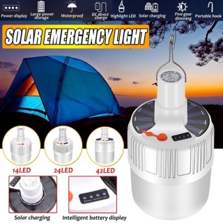 Lampa solara pentru camping