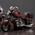Motocicleta retro statuie