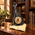 Decoratiune cu ceas tip vioara vintage