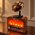 Lampa decorativa semineu cu radio retro si bluetooth