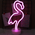Lampa cu leduri Flamingo roz