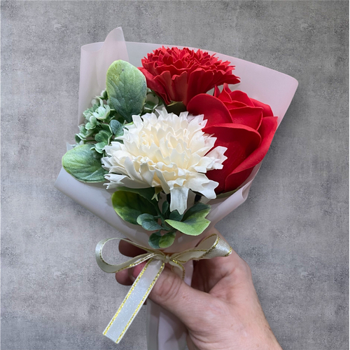 Buchet flori sapun