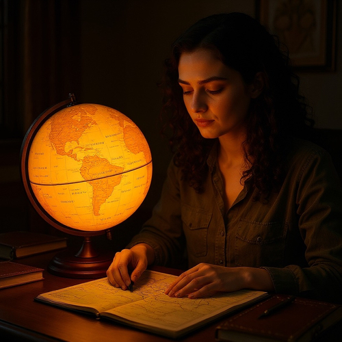 Lampa glob pamnatesc decorativa