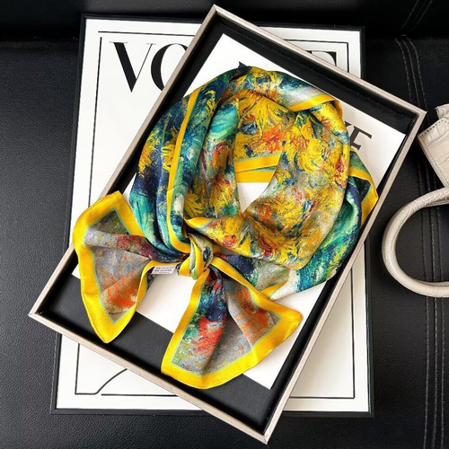 Esarfa femei din matase naturala