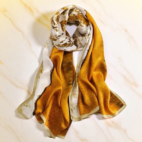 Esarfa din matase naturala