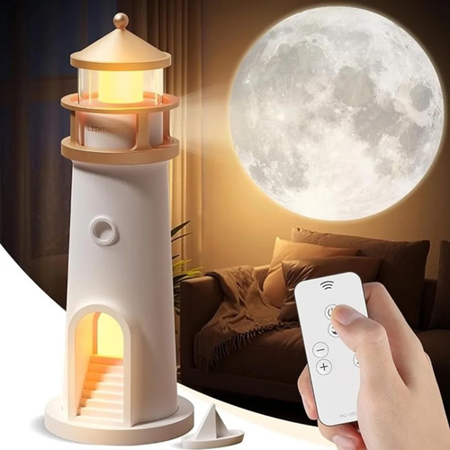 Lampa muzicala cu bluetooth si proiectie luna