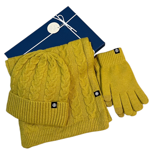 Set cadou femei cu fular si caciula