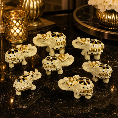 Set elefanti decorativi
