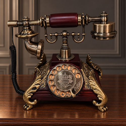 Telefon de epoca cu rotita