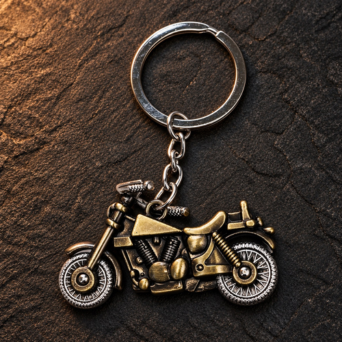 Breloc retro motocicleta Rider