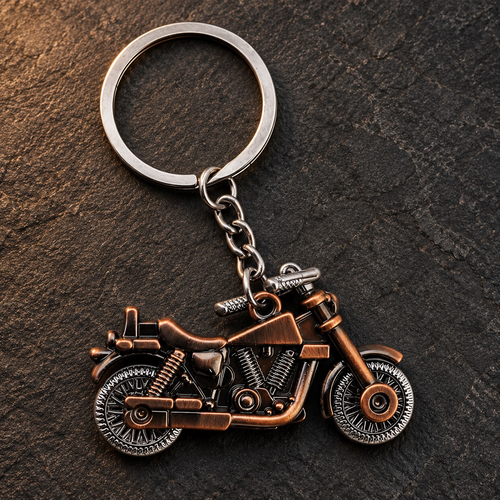 Breloc antistres retro Motocicleta Rider