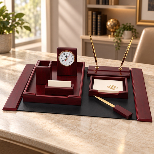 Set premium pentru birou cu accesorii asortate