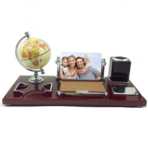 Set birou lux cu rama foto