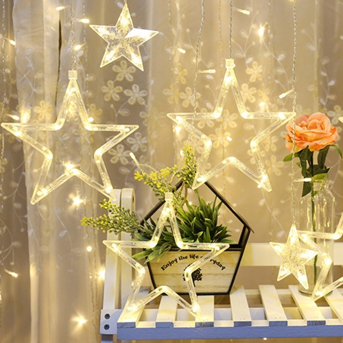 Instalatie perdea cu stele