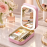 Cutie bijuterii si make-up cu oglinda led